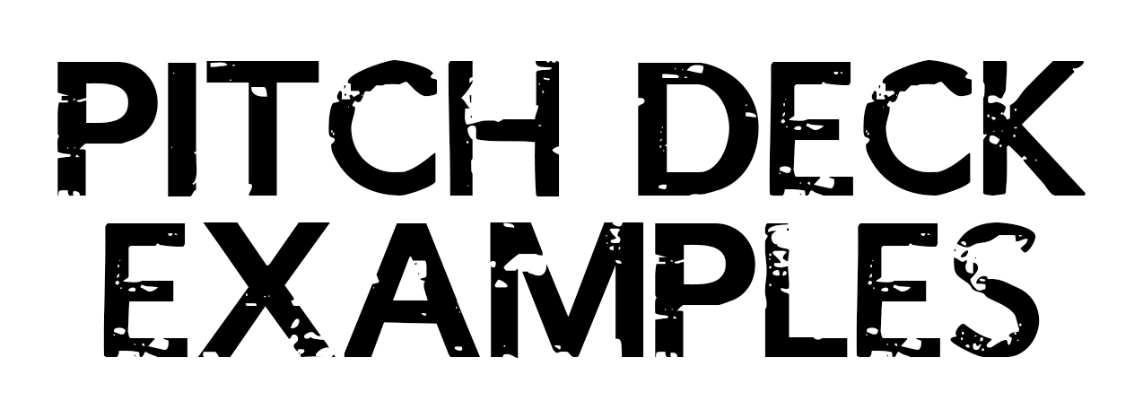 Pitch Deck Examples Button